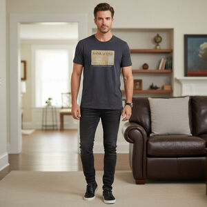 Men's M&O Gold Short Sleeve Tee XL Gray